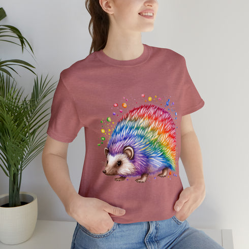 Rainbow Hedgehog - Short Sleeve Tee